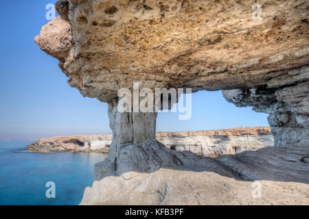 Sea Caves, Ayia Napa, Zypern Stockfoto