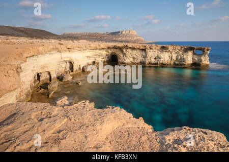 Sea Caves, Ayia Napa, Zypern Stockfoto