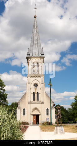 Kirche St. Nicaise de Bracieux, Bracieux, Loir-et-Cher, Frankreich, Europa Stockfoto