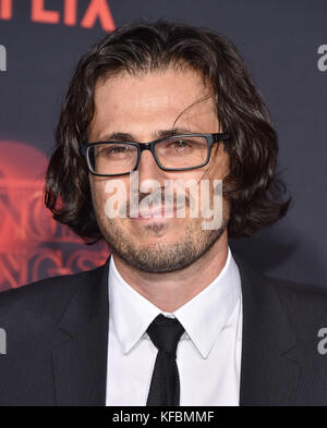 Westwood, Kalifornien, USA. 26 Okt, 2017. Dan Cohen kommt für 2 premiere des Netflix tranger Dinge" im Village Theatre. Credit: Lisa O'Connor/zuma Draht/alamy leben Nachrichten Stockfoto