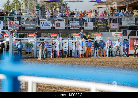 Usa, Oregon, Schwestern, Schwestern Rodeo, während der Eröffnungsfeier für die Schwestern Rodeo Stockfoto