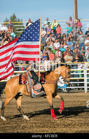 Usa, Oregon, Schwestern, Schwestern Rodeo, während der Eröffnungsfeier für die Schwestern Rodeo Stockfoto