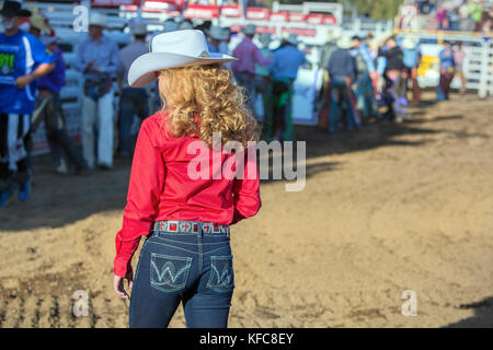 Usa, Oregon, Schwestern, Schwestern Rodeo, während der Eröffnungsfeier für die Schwestern Rodeo Stockfoto