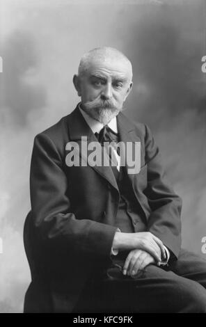 Joris-Karl Huysmans (1848-1907), im Jahre 1905. Der französische Schriftsteller und Boissonas Taponier Foto Photo12.com Taponier - Coll. Stockfoto