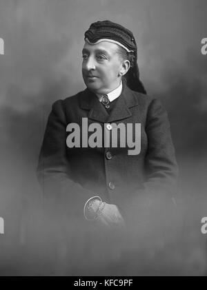 Fürstin Marie Isabelle von Orleans, Prinzessin von Spanien (1848-1919), Ehefrau von Prinz Louis Philippe von Orléans, Graf von Paris (1838-1894). c) 1900 Boissonnas und Taponier Foto Taponier Photo12.com - Coll. Stockfoto