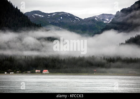 USA, Alaska, Seward, erkunden Resurrection Bay auf dem Weg zum Holgate Gletschers Stockfoto