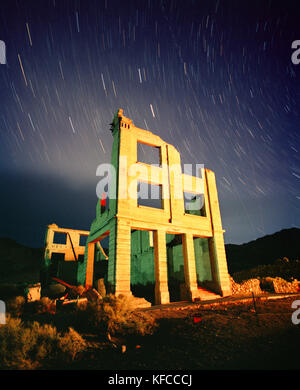 USA, Kalifornien, Ghost Town of Rhyolite, Death Valley National Park Stockfoto