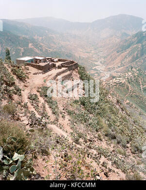 Eritrea, shegrine Tal, mit Blick auf die shegrine Tal aus dem Zug, der zwischen Asmara und Massawa Stockfoto