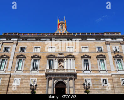 Palau de la Generalitat de Catalunya in Barcelona, Spanien Stockfoto