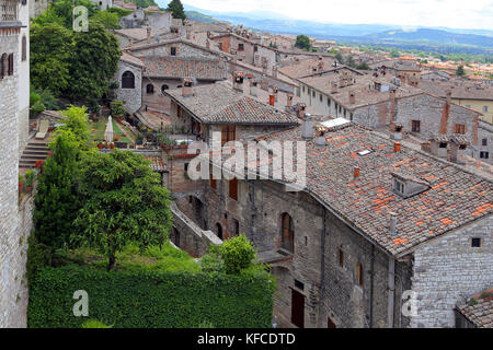 Gubbio, mittelalterliche Stadt in Umbrien (Italien) Stockfoto