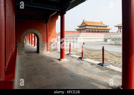 Peking alte königliche Paläste der Verbotenen Stadt in Peking, China. Stockfoto