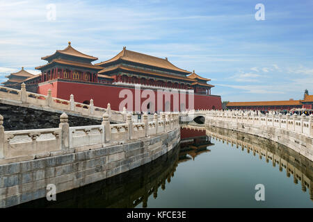 Peking alte königliche Paläste der Verbotenen Stadt in Peking, China. Stockfoto