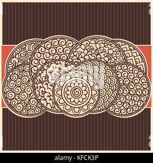 Asiatische authentische Karte Stock Vektor