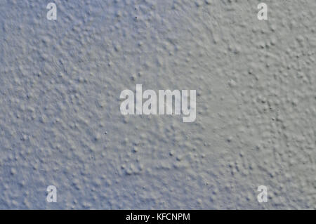 Verputzte Wand gemalt Grau Stockfoto