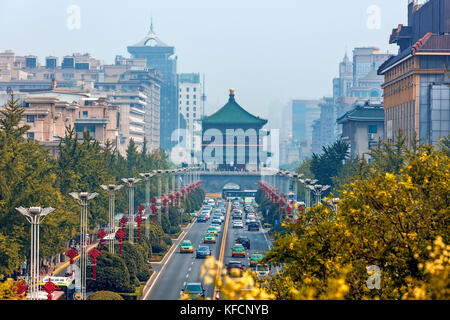 Stock Foto - xian Stadtmauer, China Stockfoto