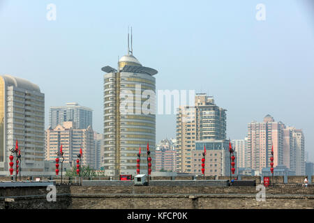 Stock Foto - xian Stadtmauer, China Stockfoto