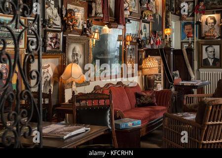 Der baron Pub und Wein Bar, pentagoet Inn, Castine, Maine, USA Stockfoto