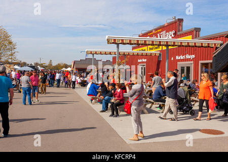 Mennonite Farmers Market in St. Jacobs, Ontario, Kanada, Stockfoto