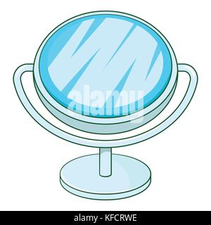 Make-up-Spiegel Symbol, Cartoon Stil Stock Vektor