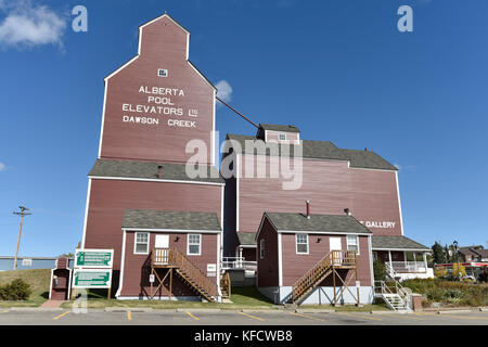 Dawson Creek, Alcan, Alaska Highway, British Columbia, Kanada Stockfoto