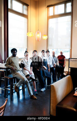 USA, Kalifornien, San Francisco, NOPA Restaurant in NOPA, Divisadero Street Stockfoto