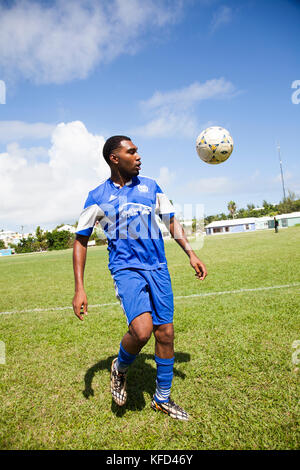 BERMUDA, South Hampton. South Hampton Förster ein Spiel an der South Hampton Förster Feld. Stockfoto