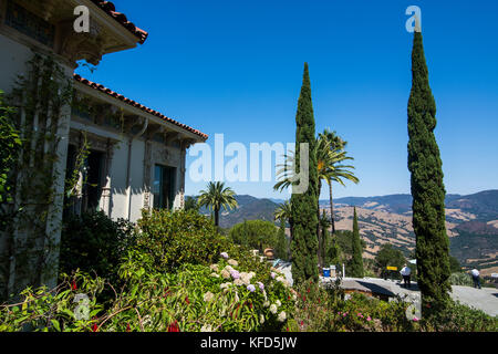 Guest Villa an Hearst Castle, Big Sur, Kalifornien, USA Stockfoto