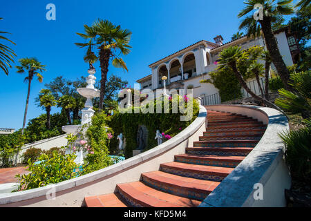 Guest Villa an Hearst Castle, Big Sur, Kalifornien, USA Stockfoto