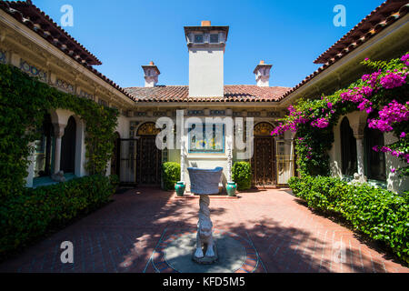 Guest Villa an Hearst Castle, Big Sur, Kalifornien, USA Stockfoto