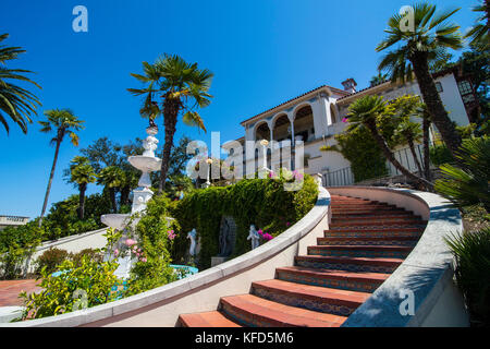 Guest Villa an Hearst Castle, Big Sur, Kalifornien, USA Stockfoto