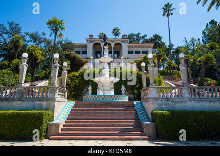 Guest Villa an Hearst Castle, Big Sur, Kalifornien, USA Stockfoto