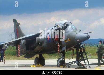 Royal Air Force, Vertical takeoff aircraft Harrier Stockfoto