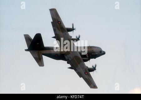 Royal Air Force, Cargo Aircraft c130 Hercules Stockfoto