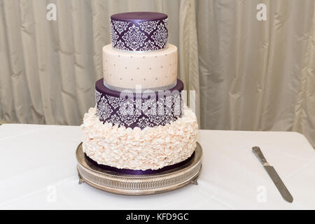 Hochzeitstorte Stockfoto