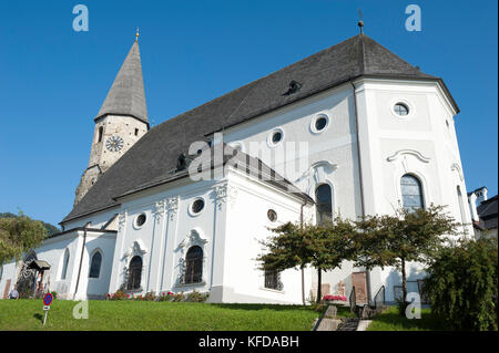 Pfarrkirche in Altmünster, Bezirk Gmunden, Oberösterreich, Österreich, Europa Stockfoto