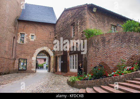 Das Palais de la Berbie in Albi, Frankreich, jetzt die toulouse-lautrec Museum Stockfoto