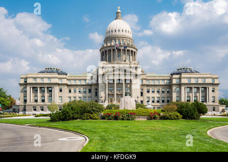 Die Idaho State Capitol Building in Boise, der Heimat der Regierung des Staates Idaho, USA. Stockfoto