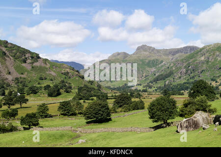 Langdale Pikes, Lake District, Großbritannien Stockfoto