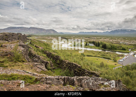 Blick auf Island Stockfoto