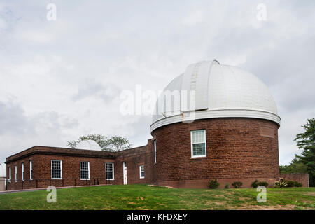 Van Vleck Sternwarte, Wesleyan University in Middletown, Connecticut, USA Stockfoto