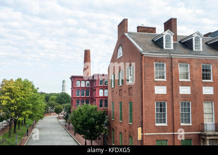 Historische Baltimore Inner Harbor, Baltimore, Maryland, USA Stockfoto