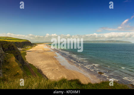 Einer der bekanntesten Strände in Irland Down Hill Strand co.londonderry Stockfoto