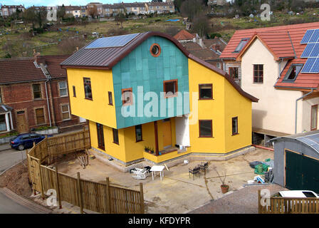 Ashley Vale Self-Build Gemeinschaft, St. Werburghs, Bristol Stockfoto