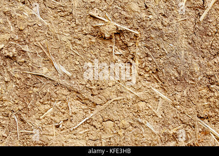 Masse für natürliche Tonerde Putze. Die strukturierten Hintergrund. Stockfoto