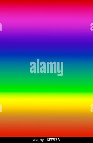 Rainbow spectral Gradient. Farbspektrum Diagramm Hintergrund Stockfoto