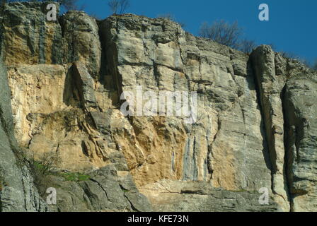 Bismantova Stein, Pietra Di bismantova Italien Stockfoto