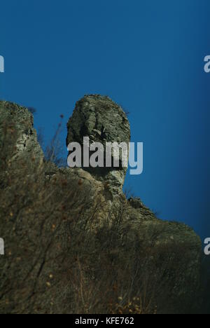 Bismantova Stein, Pietra Di bismantova Italien Stockfoto