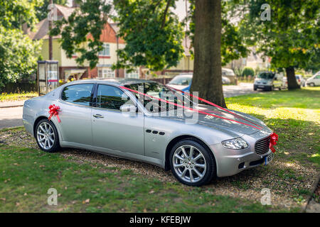 Der Maserati Quattroporte wurde zunächst nur in einer Konfiguration mit der duoselect Getriebe- oder f1-Getriebe ausgestattet ist Stockfoto