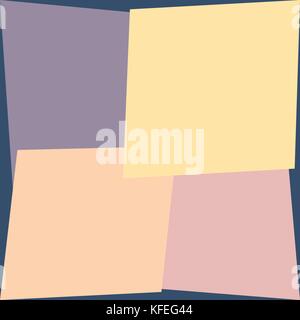 Zusammenfassung Hintergrund bunte Papier, rechteckige Design für Business Banner. Kreative geometrischer Vektor Hintergrund. Stock Vektor