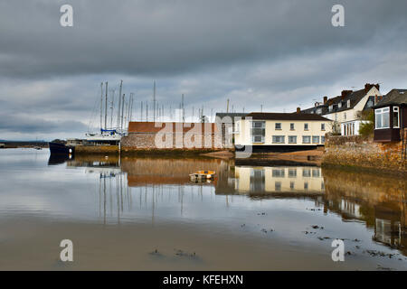 Topsham; Devon; Großbritannien Stockfoto